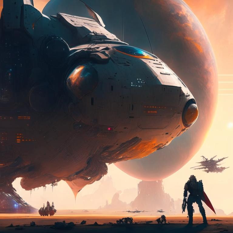 космический корабль будущего на фоне большой планеты и дракона_Kandinsky 2.1.jpg