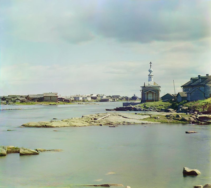!с Сороки с острова Зосимо Савватьевская церковь 1916.jpg