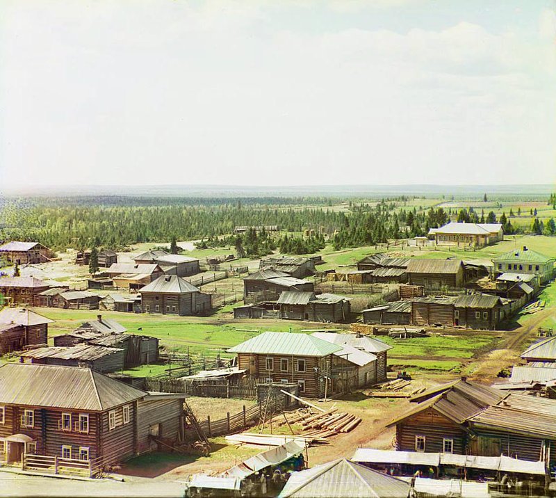 западн часть села Ныроб 1913.jpg